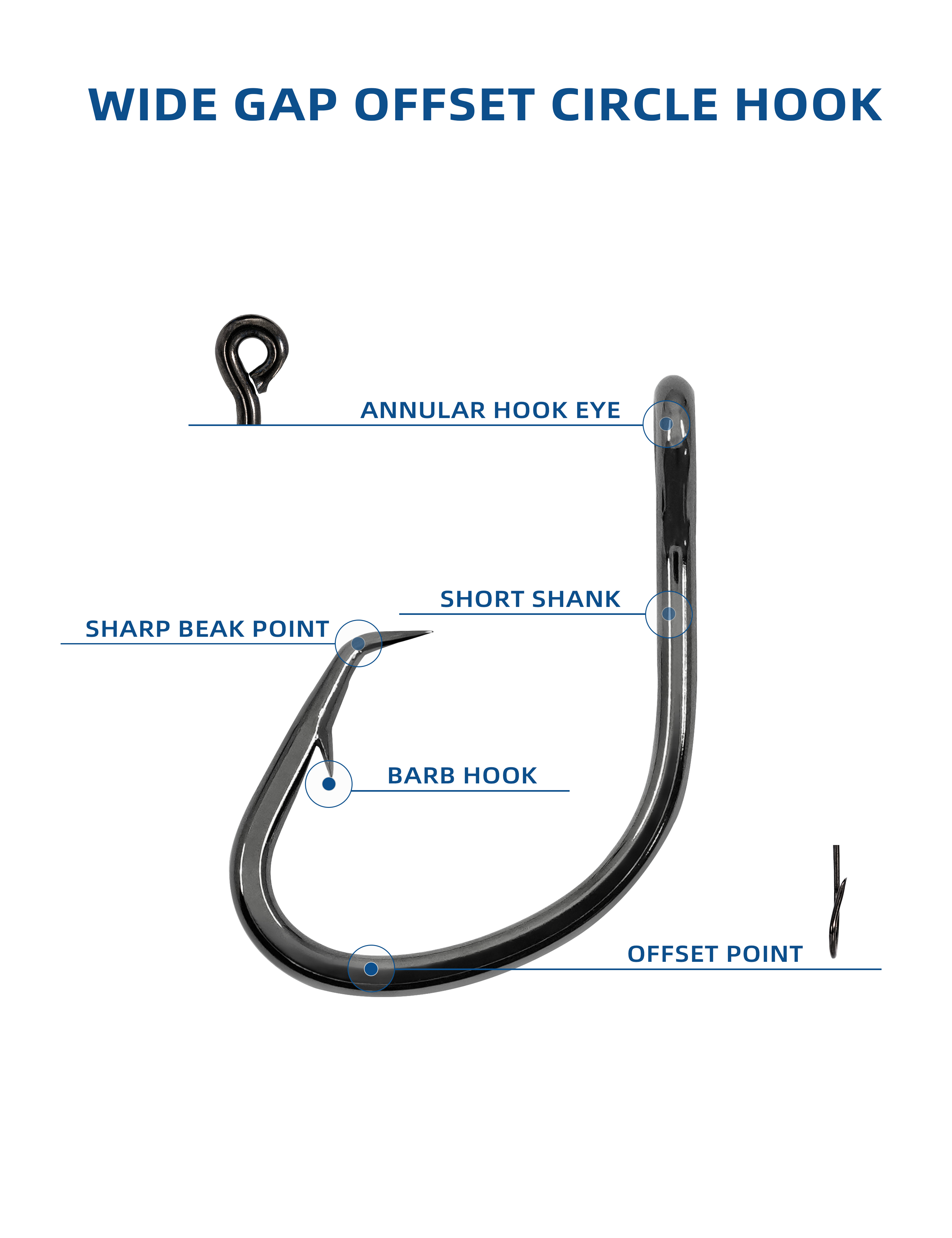 Maruto Offset Circle Hooks - 348SSC | Hatch Match’r Fly & Tackle