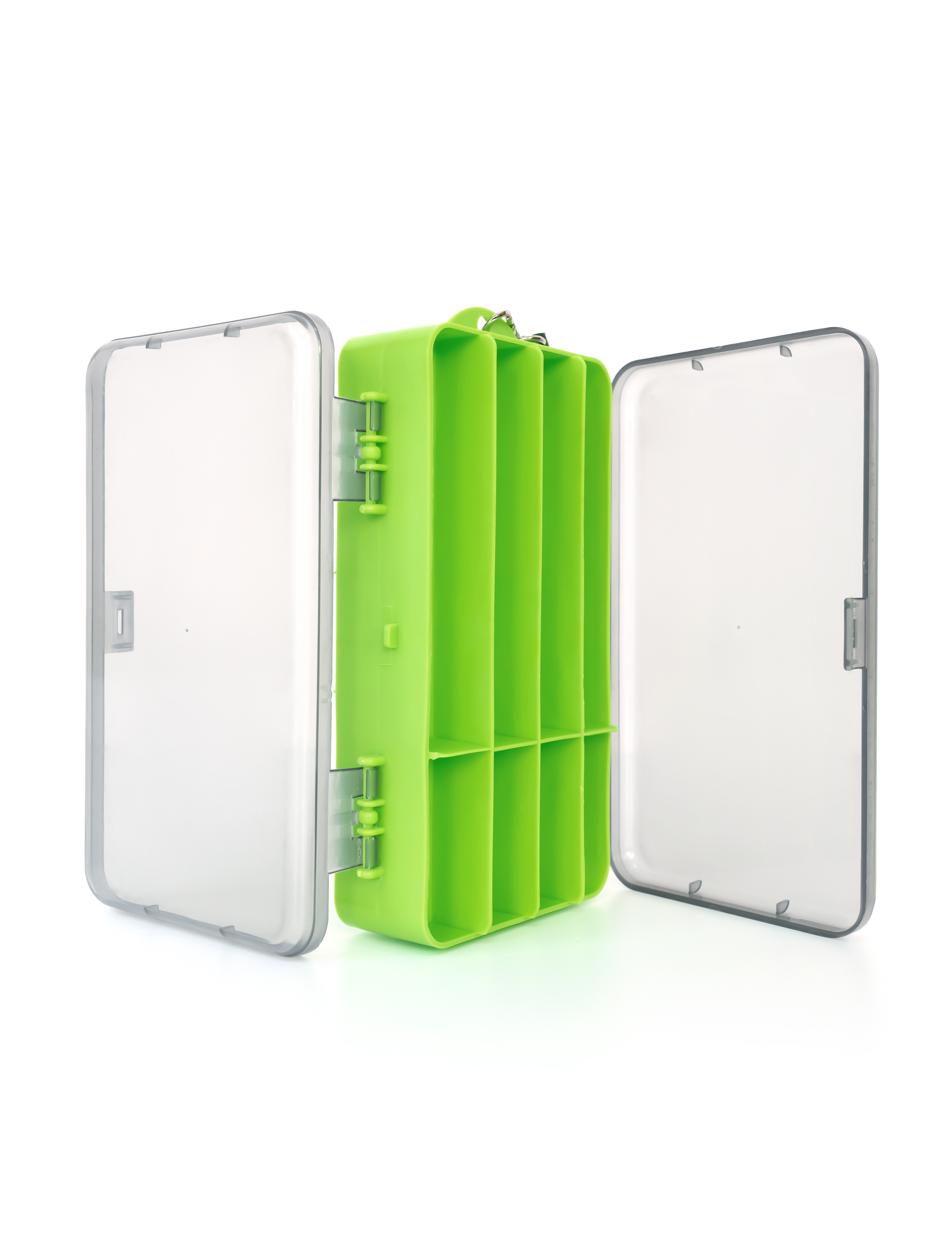 BLUEWING Double-Sided Tackle Storage Tray Dual Layered Fishing Accessory