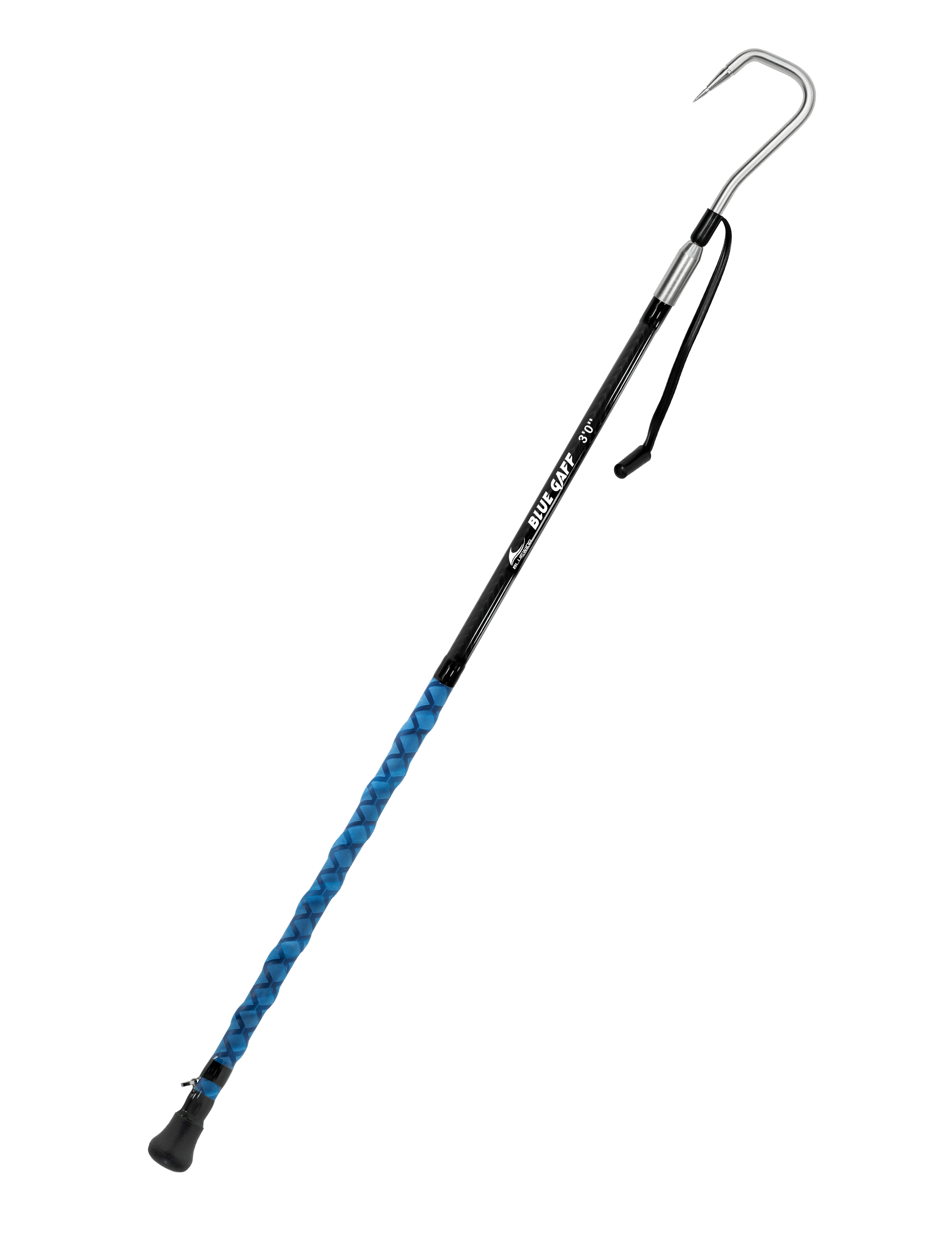 BLUEWING Fiberglass Gaff with Stainless Steel Hook 3ft/5ft/6ft