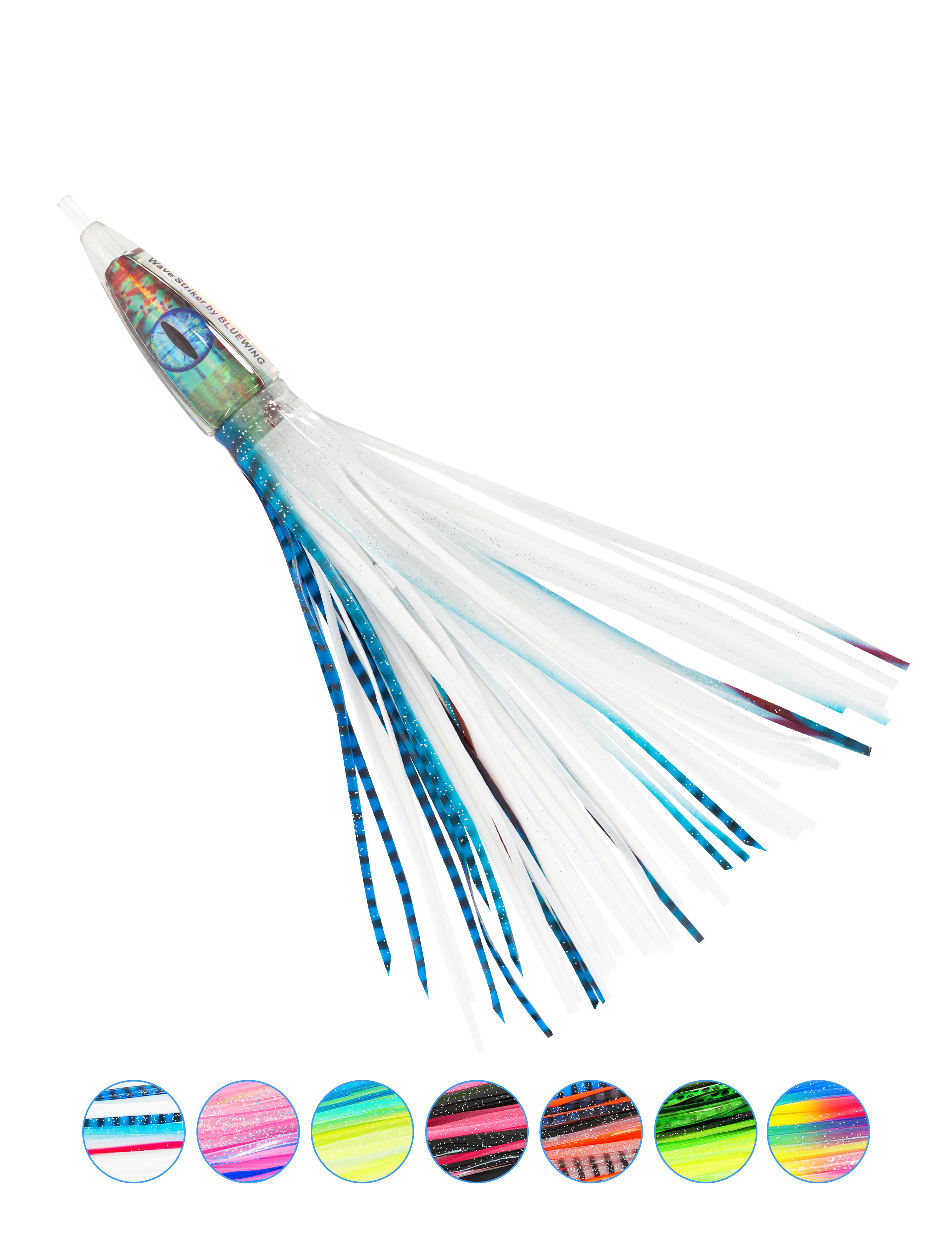 BLUEWING 12in Wave Striker Big Game Trolling Lure