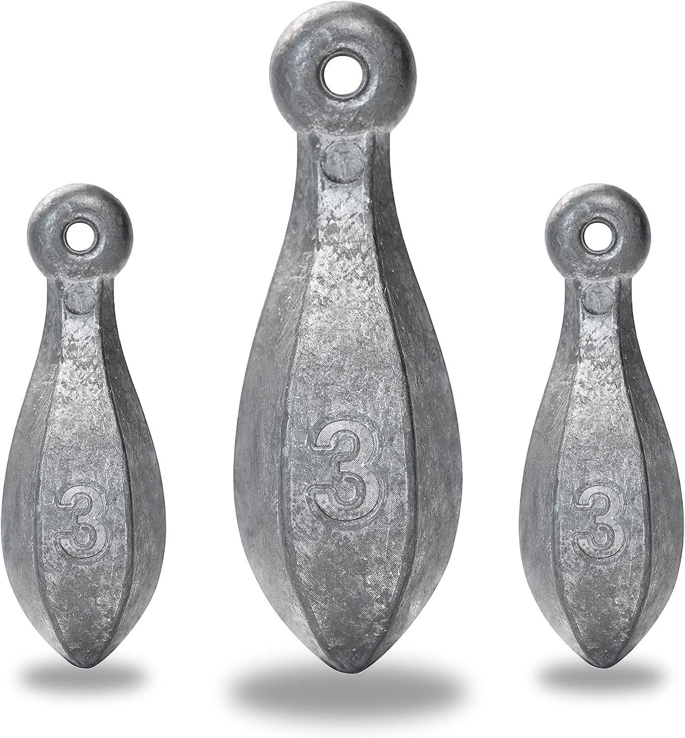 BLUEWING Bomb Lead Sinker Weight 1LB/2LB/3LB/5LB/6LB (Multipack)