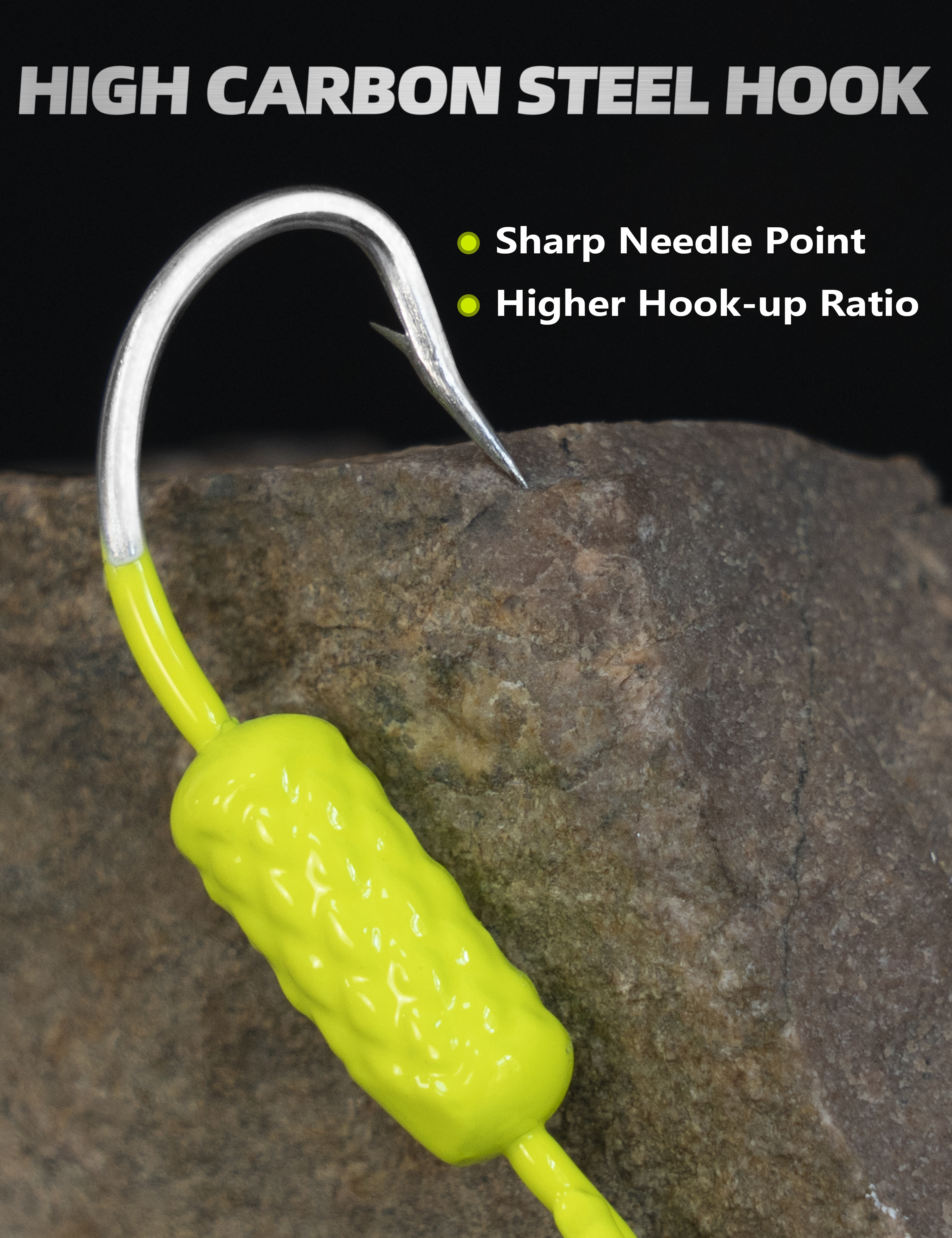BLUEWING Yellowtail Snapper Jigs with High Carbon Steel Hook