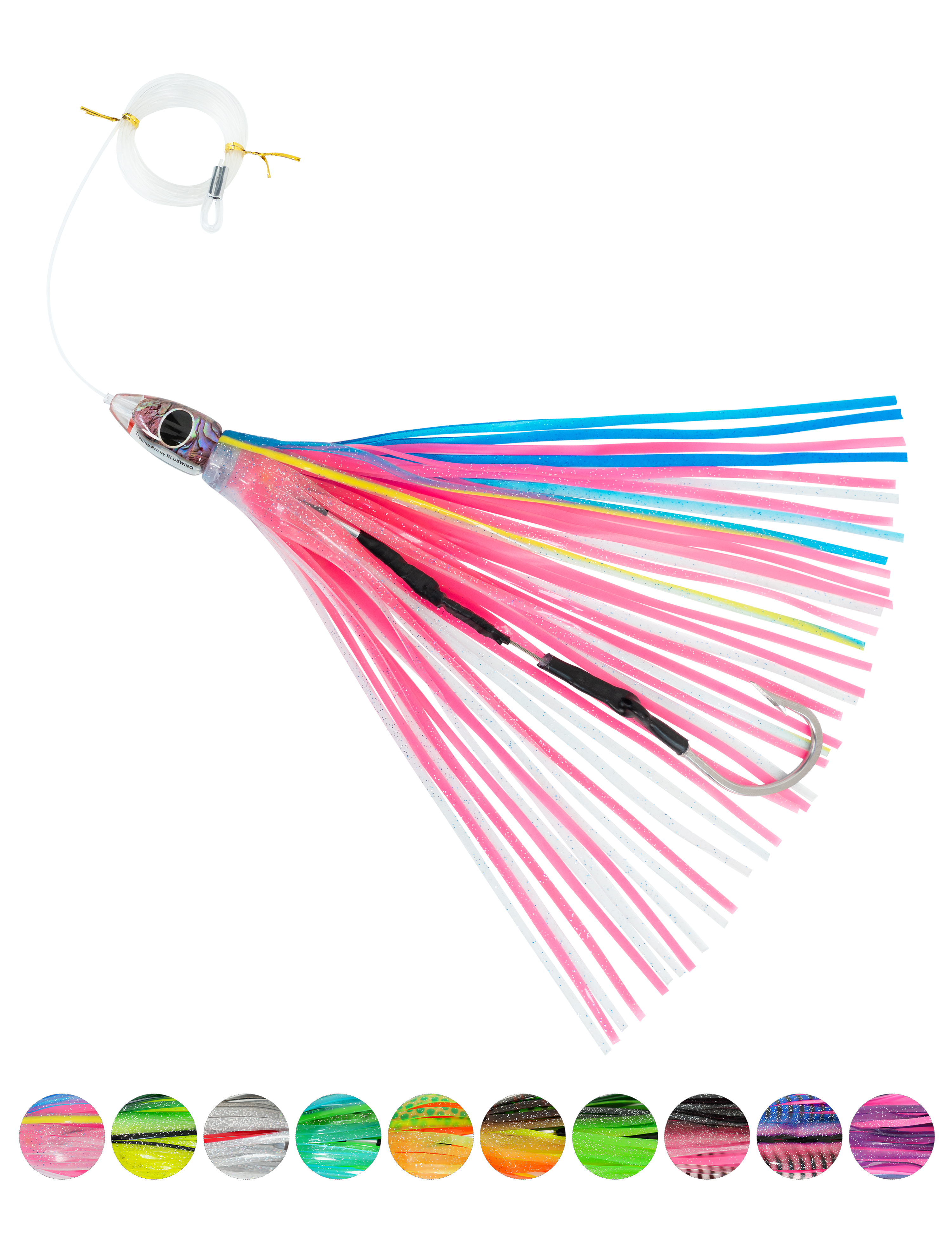BLUEWING Trolling Pro Big Game Trolling Lure 14.5in