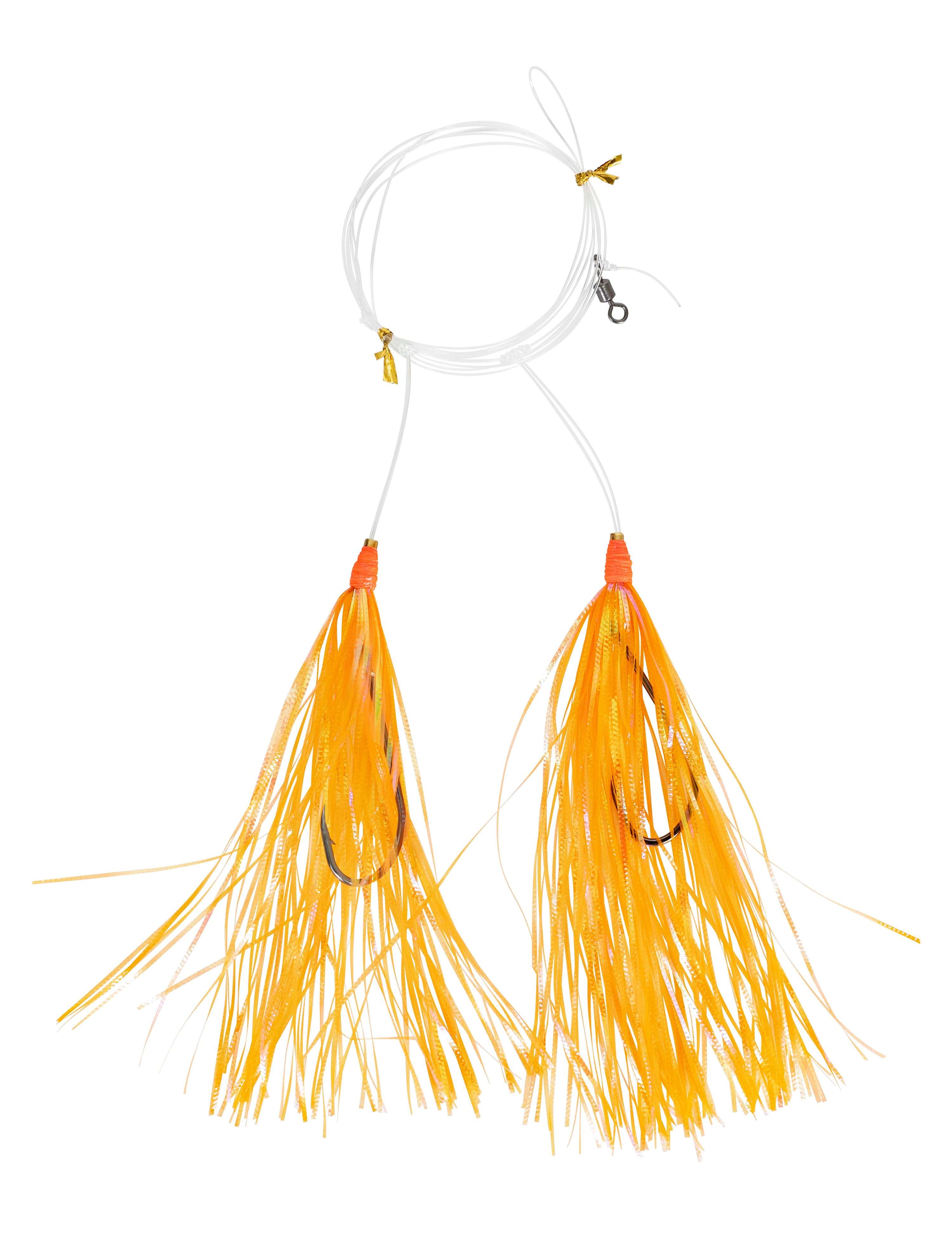 BLUEWING Fishing Rigs HI-LO Rig Bucktail Mylar Flash Teaser Rig for Offshore Fishing