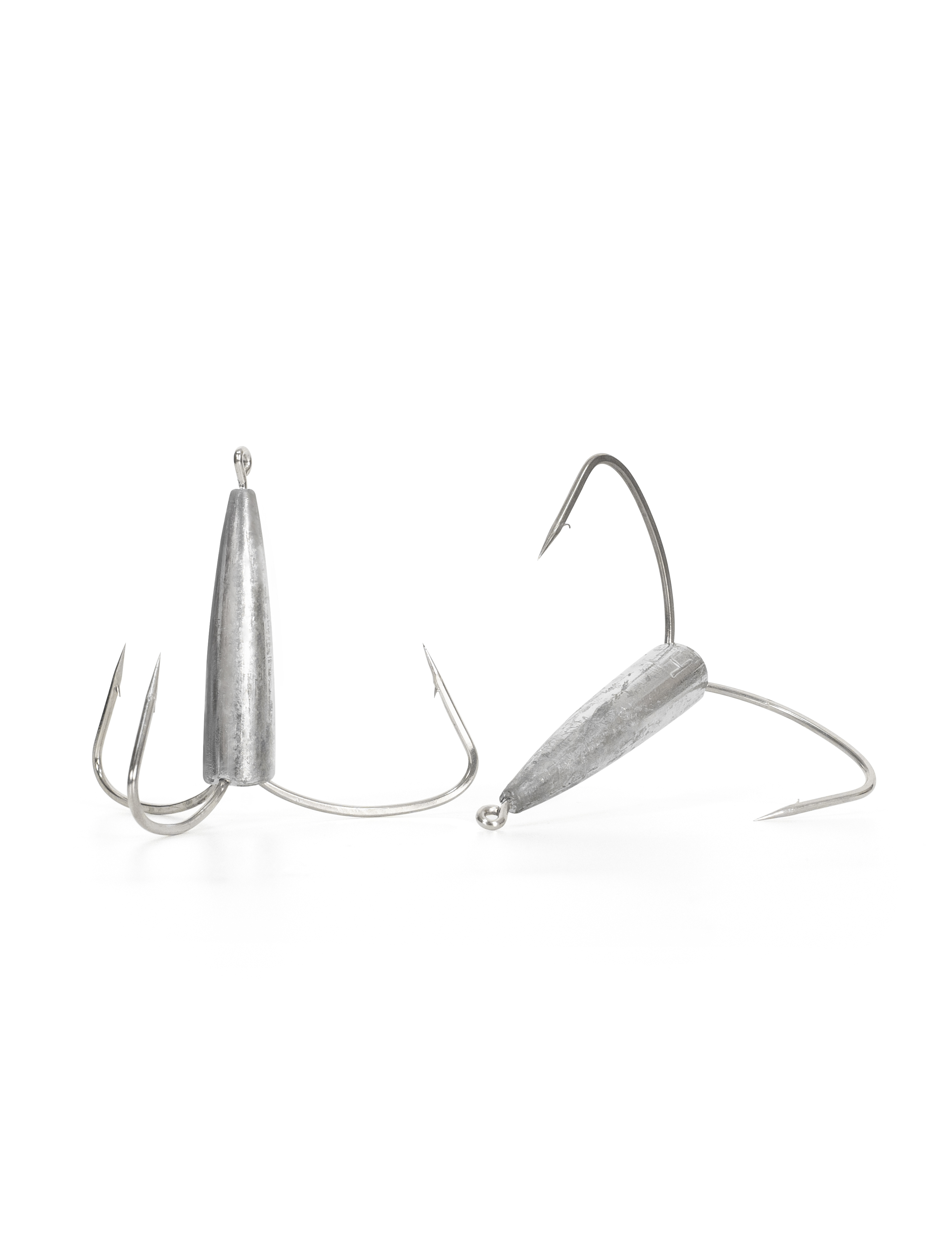 BLUEWING Weighted Treble Hooks 2pcs High Carbon Steel Heavy Duty Treble Hooks, 1.5oz, 2oz, 3oz, 3.5oz