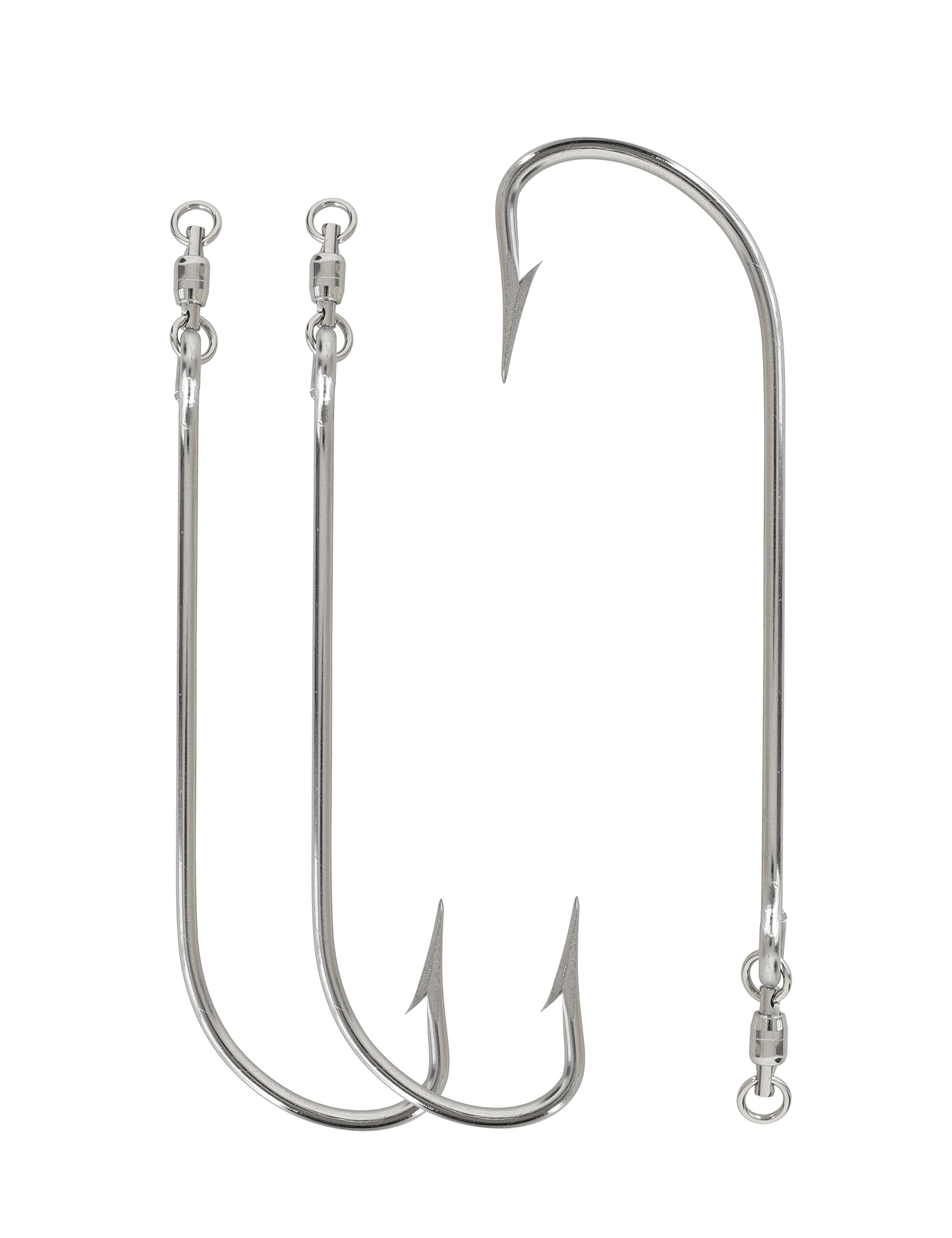 BLUEWING Wahoo Hook With Ball-Bearing Swivel Stainless Steel Big Game Trolling Hooks