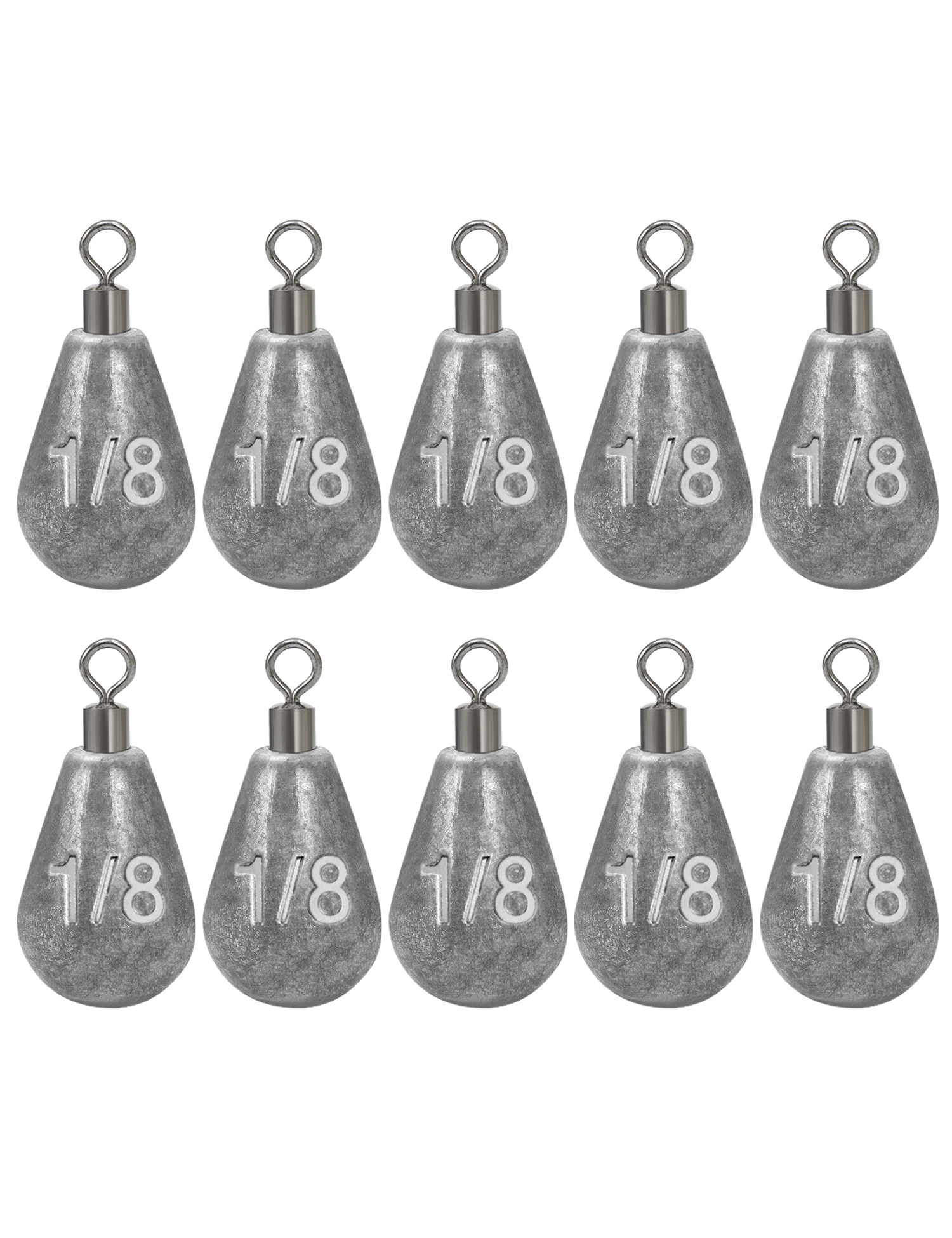 BLUEWING Casting Swivel Bell Sinkers Dipsey Sinker with Stainless Steel Swivel 1/2oz-8oz