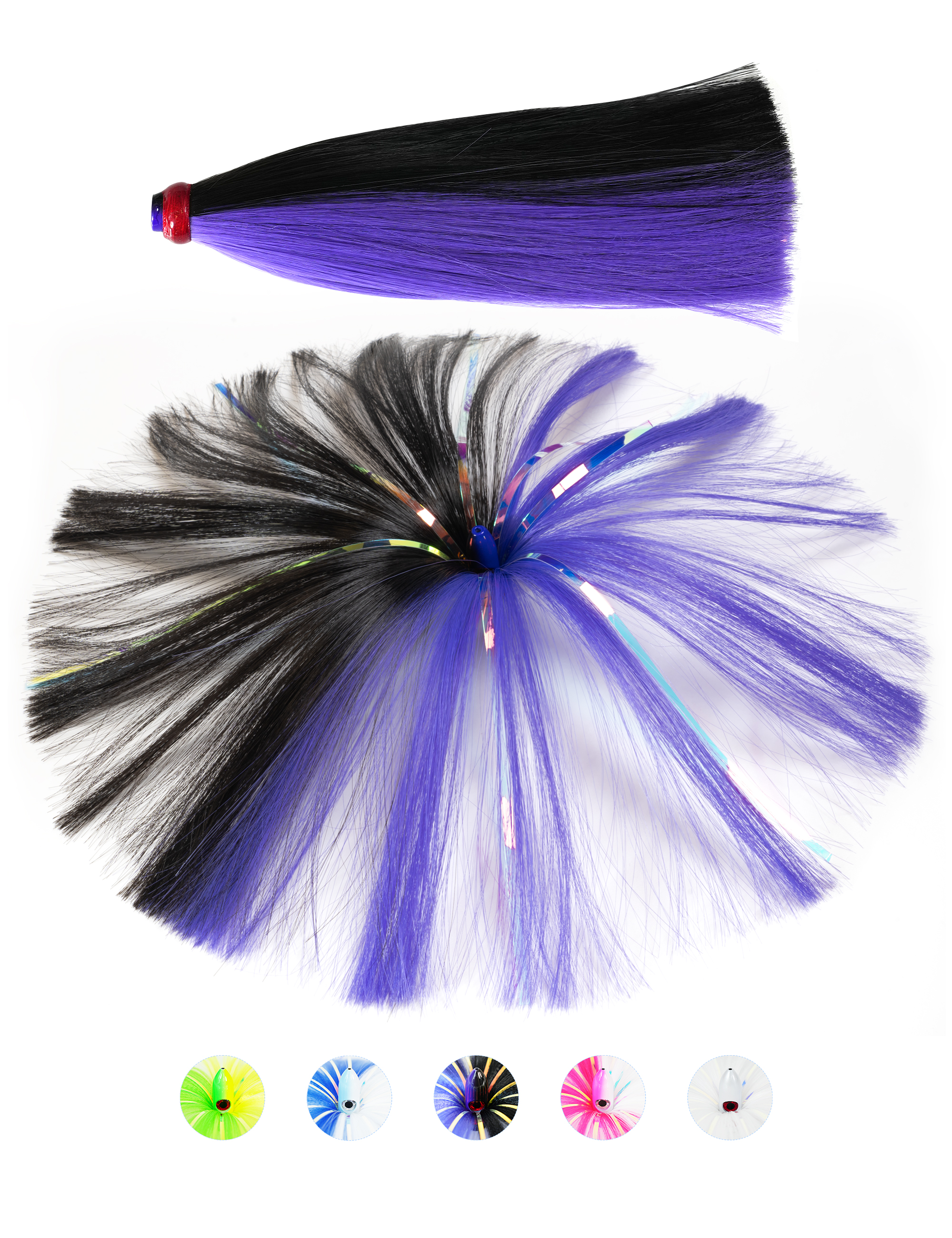 BLUEWING Trolling Witch with Lead Head 1/2oz/1oz/2oz/4oz/6oz/8oz