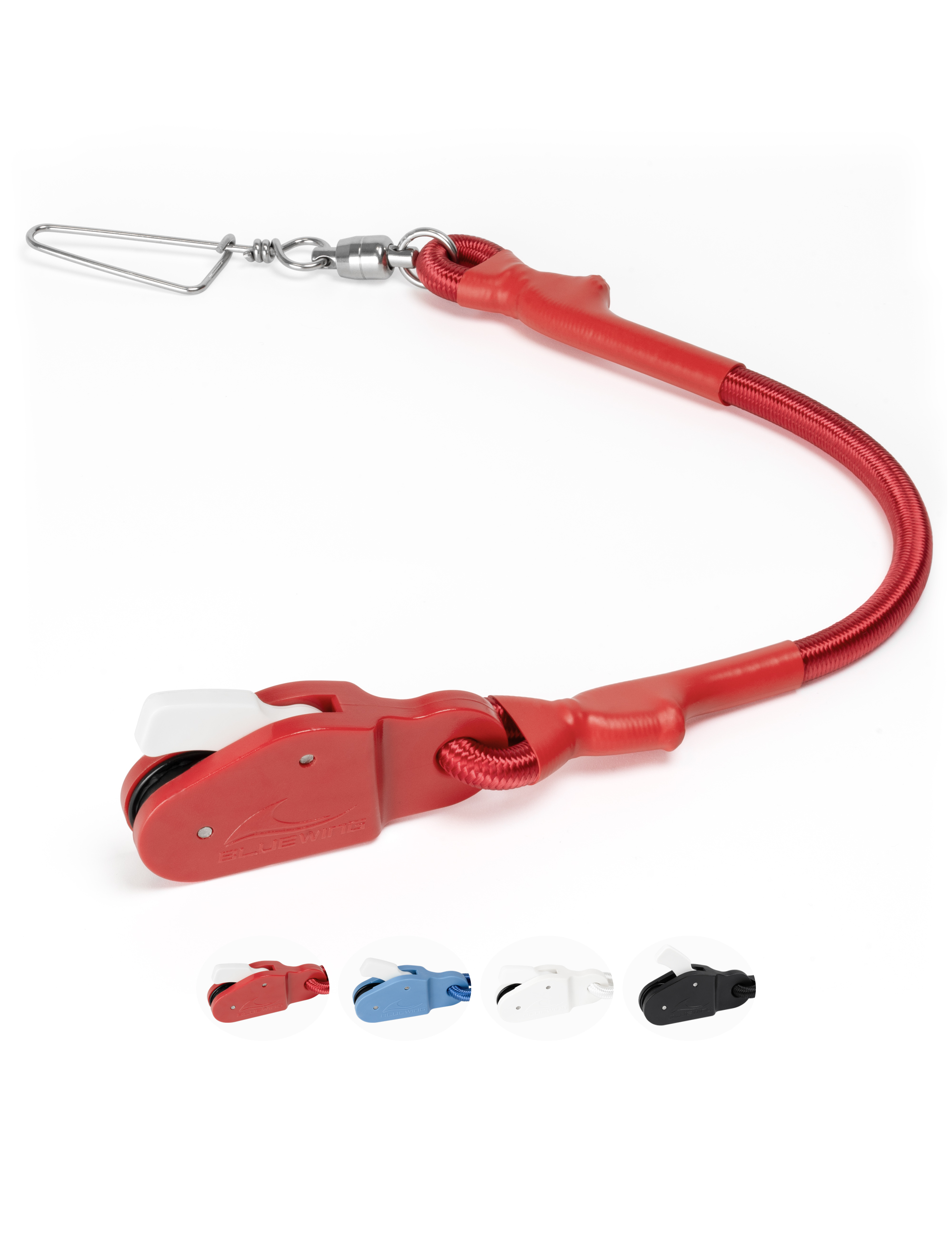 BLUEWING Outrigger Halyard Lock Pulley Single / Double / Triple with Ball Bearing Snap Swivel